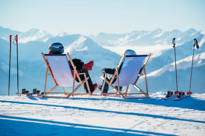 Wintersport op de Hohe Salve in Hopfgarten is ook genieten van het uitzicht over het Brixental. © Marco Dullnig / Das Hohe Salve 