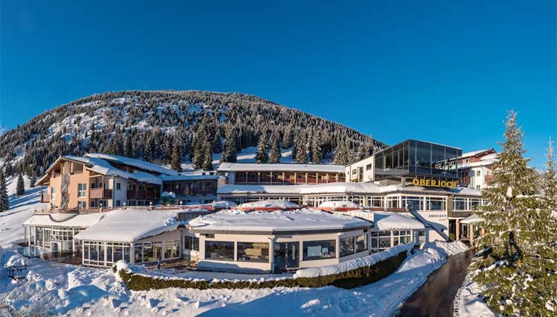 Het Oberjoch - Familux Resort ligt op een paar autominuten van de Oostenrijks-Duitse grens.  © Oberjoch - Familux Resort