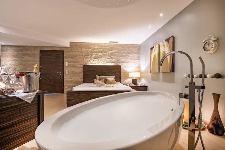 4* Superior Hotel Koller's: wellness sensatie aan de Millstätter See | WintersportOostenrijkGids.nl De spasuite in Hotel Koller's. © Hotel Koller's