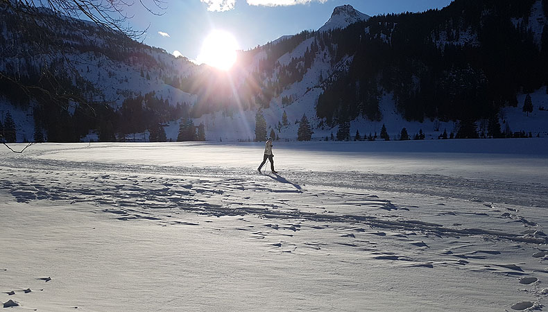 Langlaufen in Obertauern: langlauf- en wandelgebied Gnadenalm © WintersportOostenrijkGids.nl