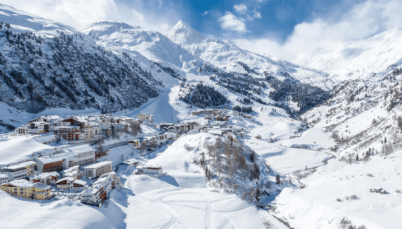 Skigebied Obergurgl-Hochgurgl in het Oetztal staat bekend als de 'Diamand van de Alpen