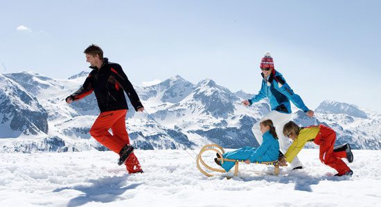 Wintersport in het Salzburgerland