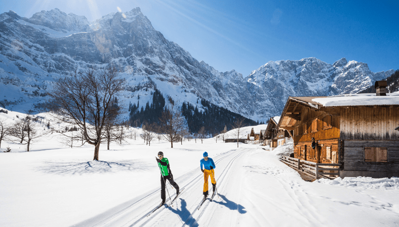 Langlaufen in de Silberregion Karwendel in Tirol. © Tom Bause / TVB Silberregion Karwendel.