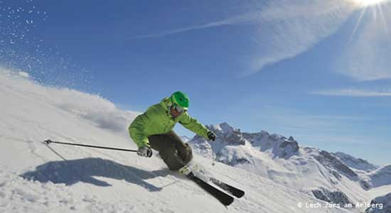 Afsluiting skiseizoen in Lech Zurs