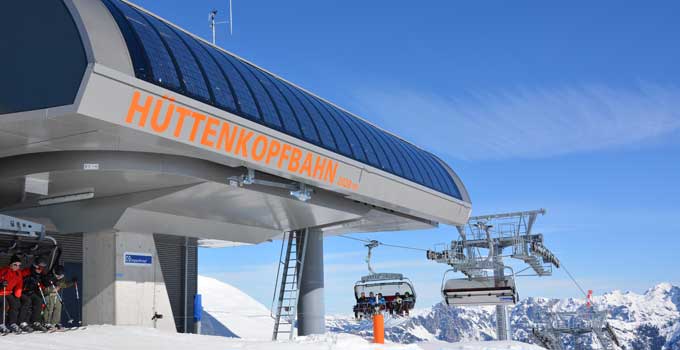 Skien in skigebied Golm: wintersport in een familie skigebied bij Vandans