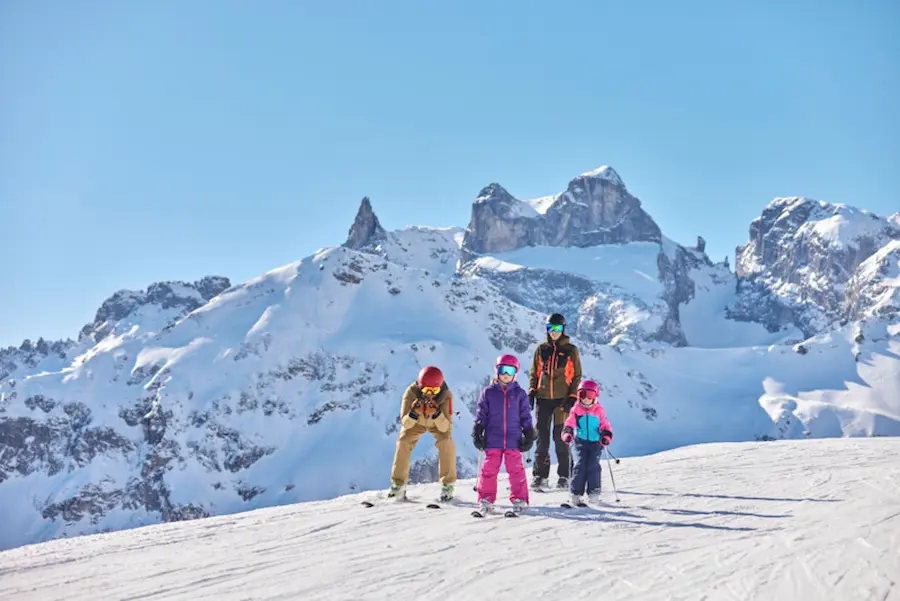 Beleef een unieke wintersportvakantie in de skigebieden van Montafon, het bijzondere dal in Vorarlberg | WintersportOostenrijkGids.nl Het skigebied van Golm is een heerlijk en overzichtelijk skigebied voor gezinnen. © Stefan Kothner / Montafon Tourismus GmbH