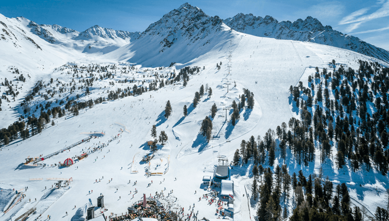 De Goldseebahn en het Goldpark moeten skigebied Nauders nog aantrekkelijker maken voor families en beginners. © TVB Tiroler Oberland –Nauders – Florian Albert