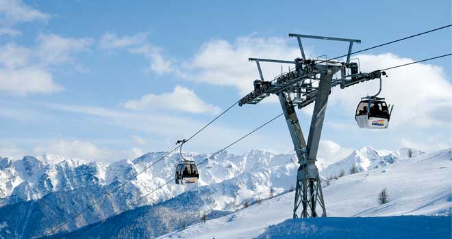Thurntaler gondel in skigebied Sillian Hochpustertal in Oost-Tirol  © Osttirol.com