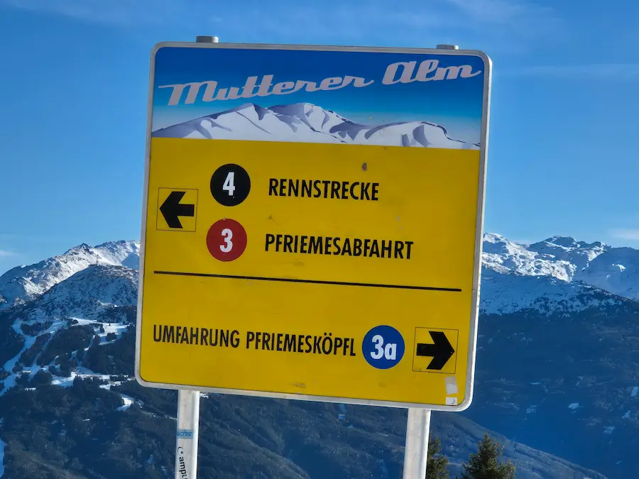 Met 16,5 kilometer aan skipisten in totaal is Muttereralm een klein skigebied, maar het heeft wel pistes in alle moeilijkheidsgraden. © Wintersportoostenrijkgids.nl