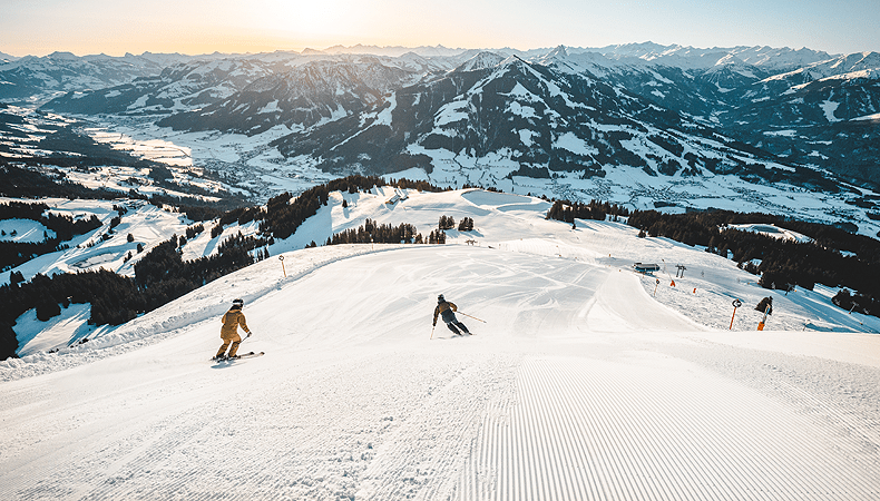 Skipisten in skigebied Hopfgarten © Mathäus Gartner