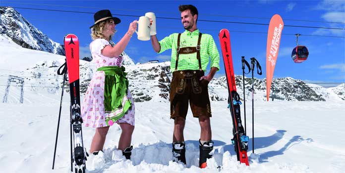 Feesten bij start skiseizoen in Tirol