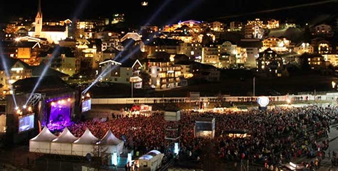 Top of the Mountain Concert Ischgl.