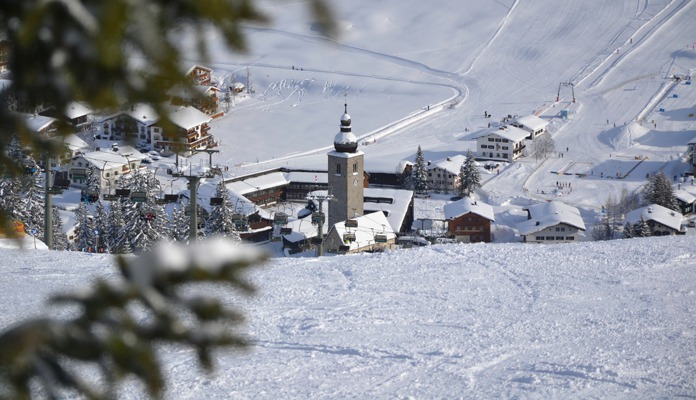 Wintersport in Lech, de bekendste van de skigebieden in Vorarlberg © Lech Zürs Tourismus GmbH