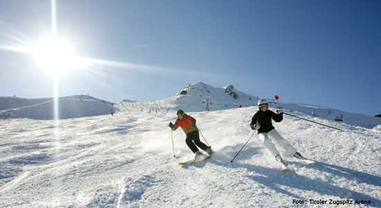 Start skiseizoen Tiroler Zugspitz Arena © Tiroler Zugspitz Arena
